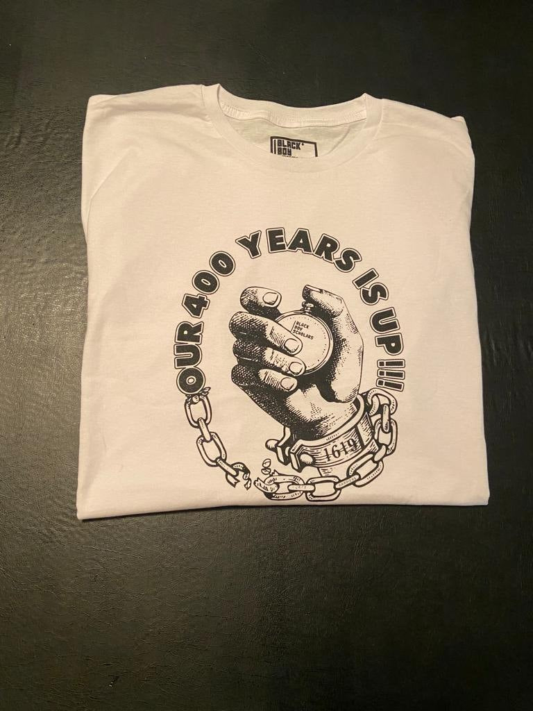 Black Boy Scholars x Our 400 Years is Up!!! T-Shirt